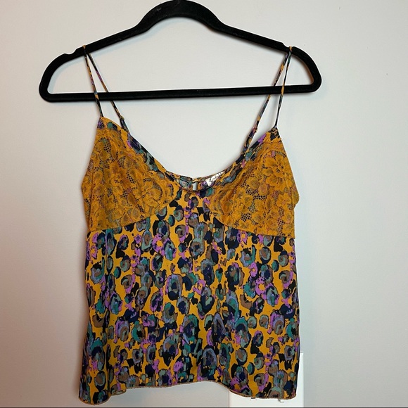Intimately Free People tank leopard lace - Picture 1 of 5